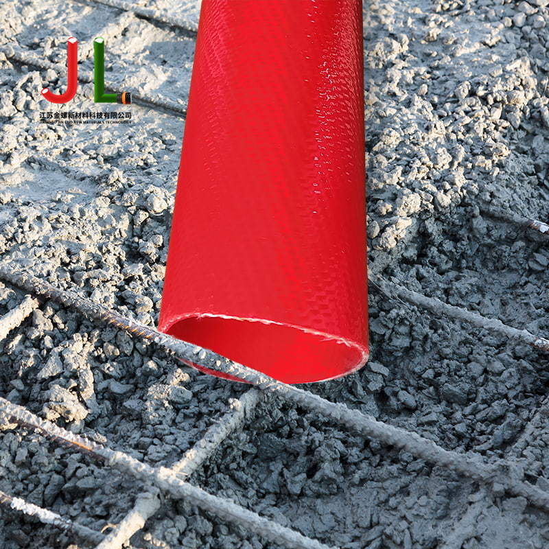 Jinluo Polyurethan-Betonpumpenschlauch – Flexibler Polyurethan-Bauschlauch zum Betonpumpen Jinluo Polyurethan-Betonpumpenschlauch – Flexibler Polyurethan-Bauschlauch zum Betonpumpen